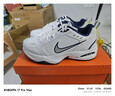 耐克NIKE男春秋老爹鞋AIR MONARCH IV 運動(dòng)訓練鞋415445-102白藍40.5 曬單實(shí)拍圖