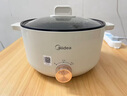 美的（Midea）電煮鍋 宿舍小電鍋 電蒸鍋 學(xué)生寢室一體泡面小火鍋電煮鍋 多功能鍋 電熱鍋 XZE1613 配蒸籠 1.7L 曬單實(shí)拍圖