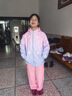 G.duck女童外套兒童衣秋冬款防風(fēng)衣2025春裝春秋洋氣中大童女孩上衣潮 紫色 110 cm 曬單實(shí)拍圖