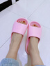 樸西EVA女士涼拖鞋增高加厚居家軟底洗澡防滑情侶可外穿百搭室內拖鞋 櫻花粉 穿上仙氣飄飄 37-38 曬單實(shí)拍圖
