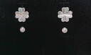 芯奢999純銀針四葉草耳釘女士養耳洞耳環(huán)螺絲耳墜免摘久不過(guò)敏禮物 四葉草耳釘【1對】 曬單實(shí)拍圖