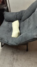 景彩懶人沙發(fā)單人家用學(xué)生宿舍休閑電腦椅陽(yáng)臺臥室躺椅靠背沙發(fā)椅XY09 升級豪華座包-灰色(無(wú)抱枕) 曬單實(shí)拍圖