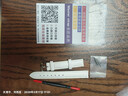適用dw手表帶真皮原裝男女丹尼爾惠靈頓針扣皮帶牛皮復古通用表鏈 雙面真皮-白色-銀扣 表盤(pán)接口寬度14MM 曬單實(shí)拍圖