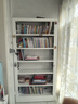 豫正豫正家用學(xué)生現代簡(jiǎn)約書(shū)籍館多層落地置物架鋼制簡(jiǎn)易圖書(shū)館書(shū)架 珍珠白單面六層2米高1m長(cháng)主架 曬單實(shí)拍圖