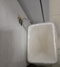 歐湃垃圾桶無(wú)蓋40L方形奶白家用廚房客廳衛生間高顏值大容量垃圾箱 曬單實(shí)拍圖