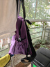 大容量女士多功能托特包超輕拉鏈款手提款雙肩包單肩包洋氣百搭tb 紫色 曬單實(shí)拍圖