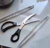 拜杰3件套不銹鋼烤肉夾子牛排烤肉剪刀工具燒烤剪子廚房食品裝備套裝 曬單實(shí)拍圖