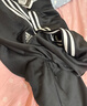 阿迪達斯（adidas）運動(dòng)褲男秋季防風(fēng)休閑衛褲健身跑步運動(dòng)褲 黑白收腿褲 XL 曬單實(shí)拍圖