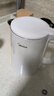 美的（Midea）電熱水壺家用燒水壺泡茶0涂層食品級304不銹鋼自動(dòng)斷電雙層防燙全鋼無(wú)縫1.5L大容量 MK-HJ1566 曬單實(shí)拍圖