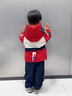 G.duck奧特曼衣服男童套裝春秋2026新款兒童套裝防風(fēng)連帽沖鋒衣兩件套 紅色 100 (建議身高90cm 3-4歲)cm 曬單實(shí)拍圖