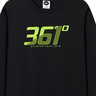 361°兒童衛衣2026春季男女童校園百搭寬松運動(dòng)圓領(lǐng)衛衣 黑160 曬單實(shí)拍圖