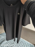 KOLON SPORT/可隆速干T恤 男子戶(hù)外運動(dòng)圓領(lǐng)吸濕防曬UPF50+休閑短袖 LHRT5MN131-BK 黑色 M 170/92A 曬單實(shí)拍圖