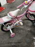 永久（FOREVER）兒童自行車(chē)6-10歲男女寶寶款腳踏車(chē) 公主粉14寸適用身高95-115cm 曬單實(shí)拍圖