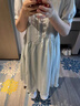 戀的連衣裙夏季2026新款中長(cháng)裙學(xué)生少女小個(gè)子高中初中生女生夏天裙子 淺藍色學(xué)院風(fēng)連衣裙 均碼 (可備注碼數) 曬單實(shí)拍圖