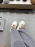 百麗（Belle）時(shí)尚串珠小白鞋女26春新款商場(chǎng)厚底增高休閑板鞋F1D1DAM6 米白 35 (225mm) 曬單實(shí)拍圖