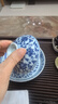 京東京造 蓋碗茶具 景德鎮蓋碗陶瓷茶具主人杯禮盒裝 青花纏枝蓮蓋碗壺承 曬單實(shí)拍圖
