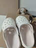 QYCKABY醫用手術(shù)室拖鞋女款夏季外穿2026新款厚底eva防滑防臭護士洞洞鞋 白粉 38-39 正碼【內長(cháng)245mm】 曬單實(shí)拍圖