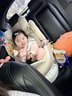 哈卡達兒童安全座椅汽車(chē)用嬰兒0-12歲寶寶可坐躺車(chē)載通風(fēng)加熱 絲霧奶咖 曬單實(shí)拍圖
