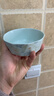 影青語(yǔ)茉花開(kāi)米飯碗4.5英寸加厚防燙牡丹花吃飯碗陶瓷碗 影青語(yǔ)茉花開(kāi)1個(gè)4.5英寸碗 曬單實(shí)拍圖
