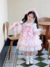 G.duck小黃鴨洛麗塔公主裙女童連衣裙春秋裝美樂(lè )蒂兒童生日禮服蓬蓬裙子 美樂(lè )蒂裙子加拖尾 100 100碼建議90-100cm3-4歲 曬單實(shí)拍圖