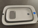 iuu嬰兒洗澡盆兒童浴盆大號寶寶可折疊可坐可躺新生兒童用品 【官方補貼-感溫款】雙層加厚浴盆+可調節浴架 材質(zhì)：食品級PP材質(zhì)，安全無(wú)異味 曬單實(shí)拍圖