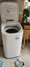 海爾（Haier）迷你波輪全自動(dòng)洗衣機 3KG小型嬰兒內衣洗 高溫除菌 租房一人 家用家電補貼XQBM30-R368 曬單實(shí)拍圖