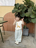 考拉鼻鼻[森林總動(dòng)員·可愛(ài)小動(dòng)物]寶寶春夏短袖T恤柔軟純棉上衣 長(cháng)頸鹿 100 曬單實(shí)拍圖