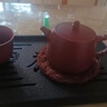 百年利永宜興紫砂壺純全手工原礦紫泥泡茶壺功夫茶具竹節漢鐸一壺兩杯套裝 竹節漢鐸 240ml 原礦紫泥 曬單實(shí)拍圖