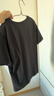 京東京造短袖T恤女10A抗菌夏季新款修身顯瘦女裝抑菌防汗 黑色圓領(lǐng) L 曬單實(shí)拍圖