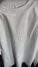 比音勒芬【長(cháng)絨棉】夏季男士時(shí)尚上衣休閑戶(hù)外多色親膚柔軟圓領(lǐng)短袖T恤 28米白色 L 曬單實(shí)拍圖