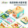 jollybaby兒童布書(shū)認知卡追視彩色看圖識字寶寶早教嬰兒閃卡玩具-動(dòng)物字母 曬單實(shí)拍圖