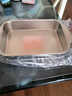 京厽德國品質(zhì)不銹鋼長(cháng)方形烤魚(yú)盤(pán)家用316食品加厚烤魚(yú)專(zhuān)用烤盤(pán)加深托 淺款32cm小號の可裝1斤左右316鋼生銹變 曬單實(shí)拍圖