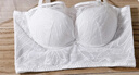 夏娃之秀抹胸內衣女文胸罩運動(dòng)聚攏美背打底內搭抹胸無(wú)鋼圈透氣奶罩3744 白色 L (中薄杯約1.5CM) 曬單實(shí)拍圖