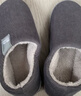 回力全包棉鞋男女士室內外穿冬季防滑棉拖鞋HLX0233灰色42-43碼 曬單實(shí)拍圖
