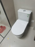 九牧（JOMOO）11322-2-2/31KB-1抗菌一級水效大沖力馬桶虹吸式加坐便器305坑距 曬單實(shí)拍圖