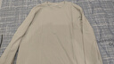 網(wǎng)易嚴選26新品新疆棉長(cháng)袖T恤 男女同款百搭打底衫10A抗菌不易變形 B款7A抑菌-淺沙色 2XL 曬單實(shí)拍圖