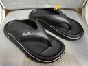 啄木鳥(niǎo)人字拖鞋男士2026夏季新款防滑軟底涼拖男休閑夾腳沙灘涼鞋子男款 黑色 42 -43 曬單實(shí)拍圖