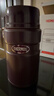膳魔師（THERMOS） 燜燒杯大容量保溫飯盒316L不銹鋼悶粥杯燜燒罐保溫桶飯桶TCLE 咖色 720ml 曬單實(shí)拍圖