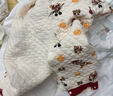 迪士尼嬰兒衣服60g新生幼兒連體衣夾棉滿(mǎn)月寶寶爬爬服百天睡衣春秋冬季 曬單實(shí)拍圖