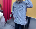 Levi's李維斯男士美式復古街頭潮流休閑百搭時(shí)尚牛仔襯衫外套 淺藍色 L 曬單實(shí)拍圖