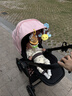 朗納鉑（land leopard）老虎Pro嬰兒推車(chē)嬰兒車(chē)輕便折疊雙向超大輪避震兒童BB傘車(chē) 小豬粉【黑】 曬單實(shí)拍圖