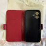 馨柏兒 雙扣真牛皮適用蘋(píng)果頭層牛皮真皮定制翻蓋式皮套保護套手機殼全包防摔自動(dòng)式互吸磁扣上下2個(gè)扣子 雙扣真牛皮丨荔枝紋紅色 iphone蘋(píng)果17 曬單實(shí)拍圖