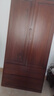 鵲棲衣柜實(shí)木臥室斗柜邊柜陽(yáng)臺柜五斗櫥衣服多功能柜子儲物柜家用 胡桃色80*55*165 曬單實(shí)拍圖