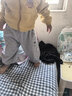 巴厘小豬兒童褲子男童秋冬季加絨加厚保暖褲運動(dòng)褲春秋寶寶衛褲女童休閑褲 淺花灰(春秋款) 100 曬單實(shí)拍圖