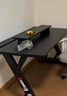 戟創(chuàng  )AGKey-鈦戟S3電競桌臺式電腦桌家用書(shū)桌可裝機械臂桌子碳纖維色 【S3黑碳纖維紋】實(shí)木生態(tài)板 100*75*75cm 二段分板 曬單實(shí)拍圖