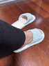 紅豆透氣亞麻拖鞋男士四季家居室內靜音防滑吸汗不臭腳春秋棉麻拖鞋女 灰色 42-43 適合41-42（內長(cháng)260MM） 曬單實(shí)拍圖