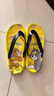兒童人字拖夏季夾腳拖鞋男童女童小孩防滑外穿涼拖鞋休閑沙灘鞋 黃色 36 -37碼內長(cháng)22.5cm 曬單實(shí)拍圖