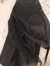 都市麗人吊帶睡裙女性感仿真絲帶胸墊蕾絲高級冰絲家居服純欲風(fēng)睡衣黑色 曬單實(shí)拍圖