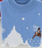 北極絨童裝男童毛衣春秋裝兒童毛衣針織衫純棉打底衫男孩上衣青少年衣服 JSM-繡花雪山-藍色（不加絨） 170 碼（建議身高160cm左右） 曬單實(shí)拍圖