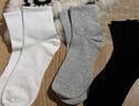 棉滿(mǎn)滿(mǎn)襪子女士100%純棉短襪10A抗菌防臭透氣船襪低幫短筒襪春夏8雙裝 曬單實(shí)拍圖